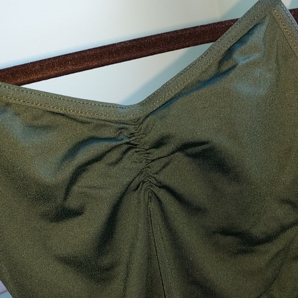 SOLD green camisole leotard - Picture 3 of 5